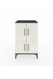 Hyperion Komodin 3 Raflı 4 Kapaklı 60x44x96 Antrasit-Aytaşı