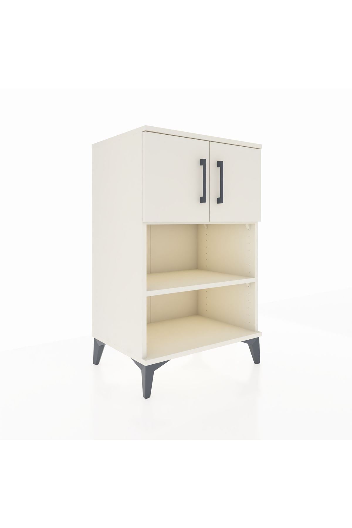 Hyperion Komodin 2 Raflı 2 Kapaklı 60x44x96 Aytaşı-Aytaşı