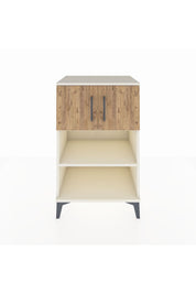 Hyperion Komodin 2 Raflı 2 Kapaklı 60x44x96 Aytaşı-Çam