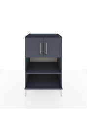 Hyperion Komodin 2 Raflı 2 Kapaklı 60x44x96 Antrasit-Antrasit