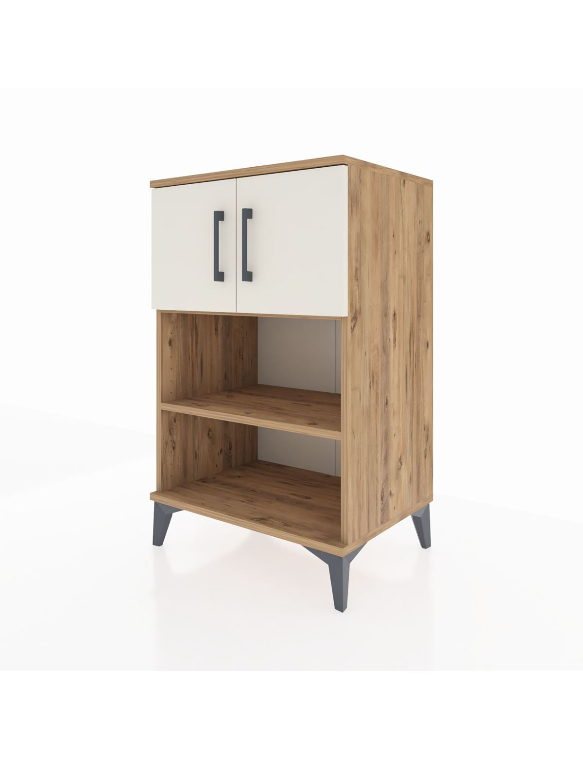 Hyperion Komodin 2 Raflı 2 Kapaklı 60x44x96 - S47M040V7B