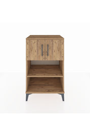 Hyperion Komodin 2 Raflı 2 Kapaklı 60x44x96 Çam-Çam