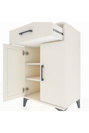 Hyperion Komodin 2 Raflı Tek Çekmeceli 2 Kapaklı 60x44x96 Aytaşı-Aytaşı