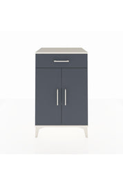 Hyperion Komodin 2 Raflı Tek Çekmeceli 2 Kapaklı 60x44x96 Aytaşı-Antrasit
