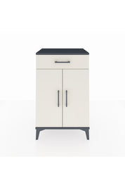 Hyperion Komodin 2 Raflı Tek Çekmeceli 2 Kapaklı 60x44x96 Antrasit-Aytaşı