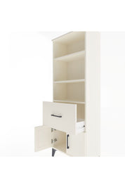 Arges Dolap 3 Raflı Tek Çekmeceli 2 Kapaklı 60x30x163 Aytaşı-Aytaşı
