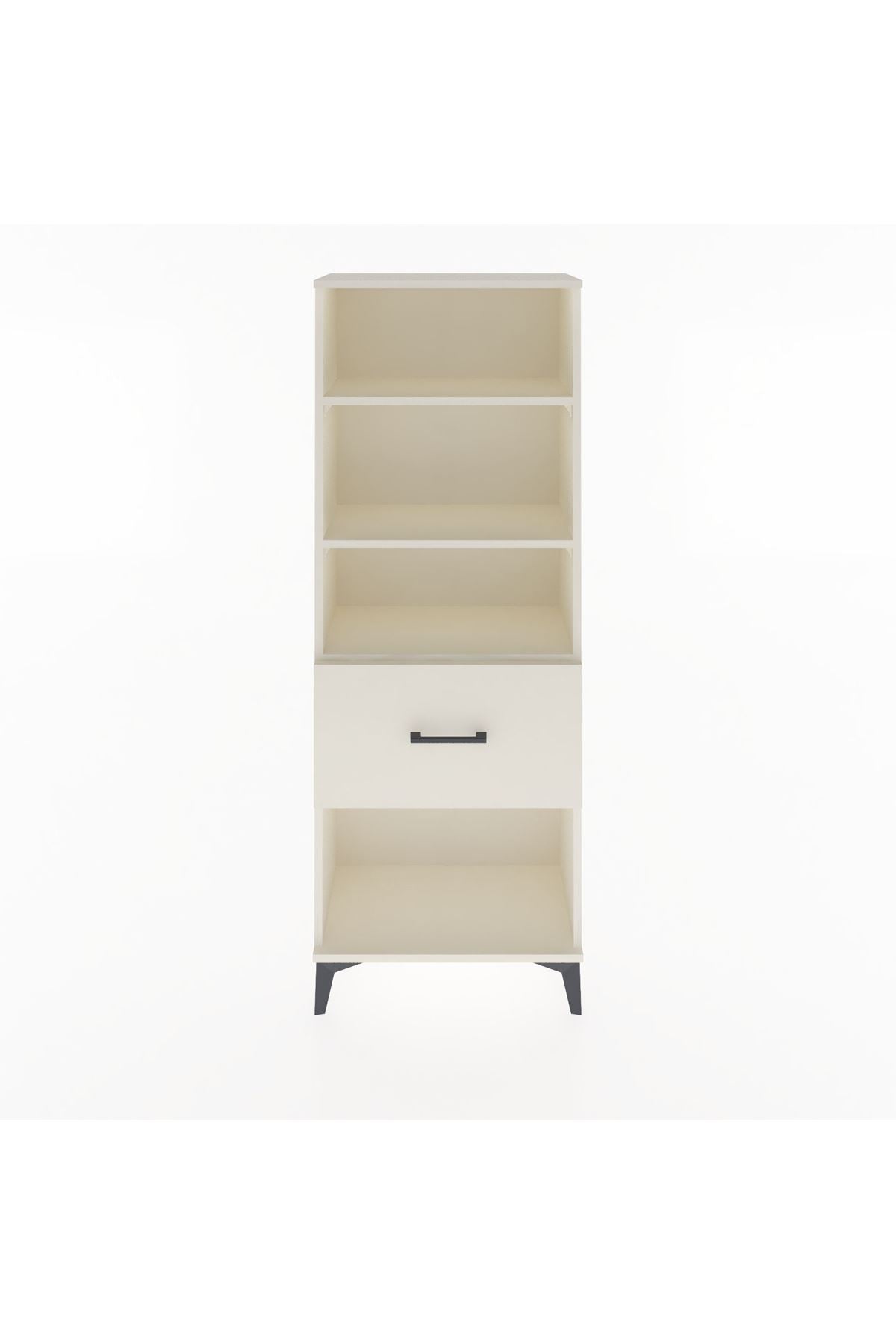 Arges Dolap 3 Raflı Tek Çekmeceli 60x30x163 Aytaşı-Aytaşı