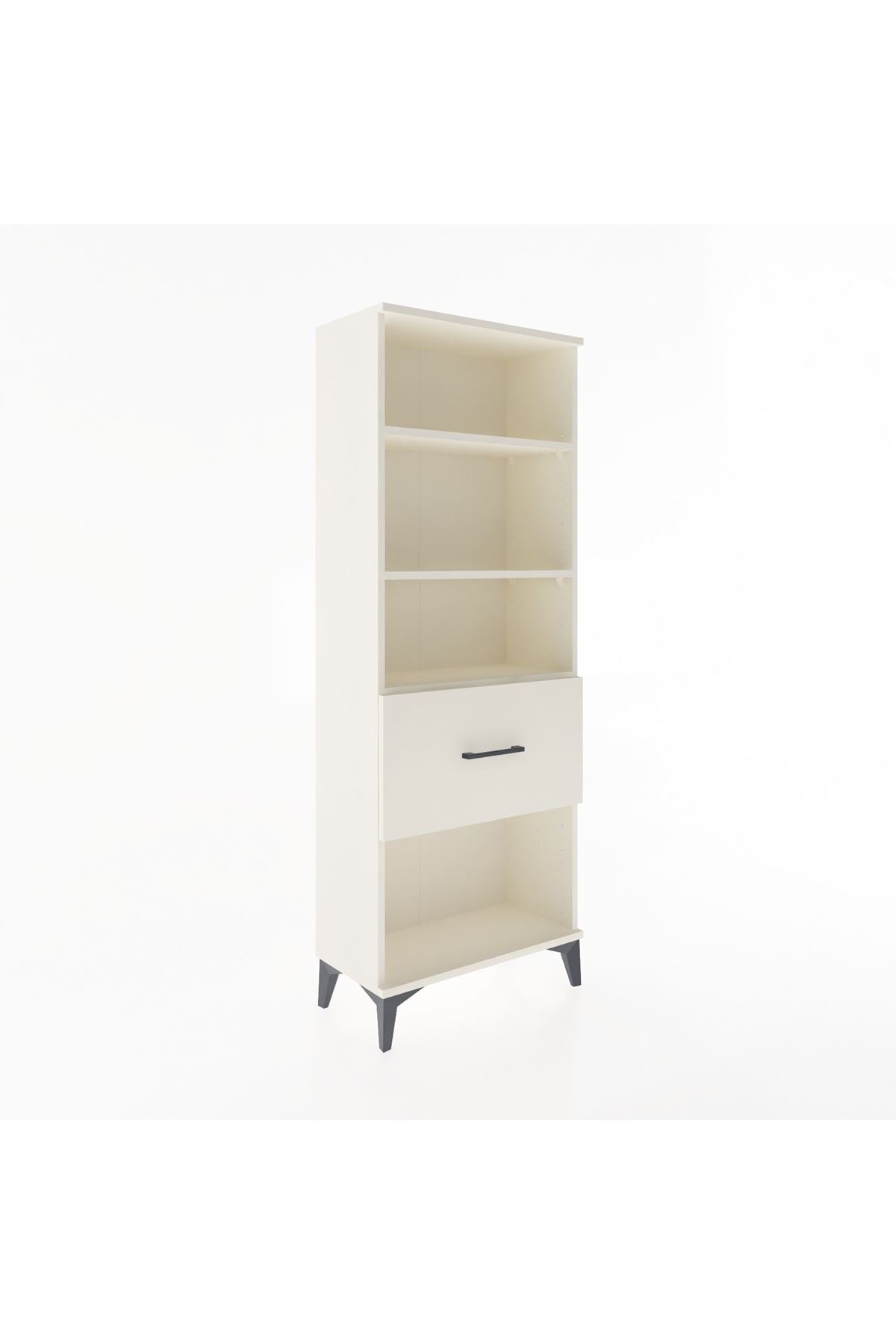 Arges Dolap 3 Raflı Tek Çekmeceli 60x30x163 Aytaşı-Aytaşı