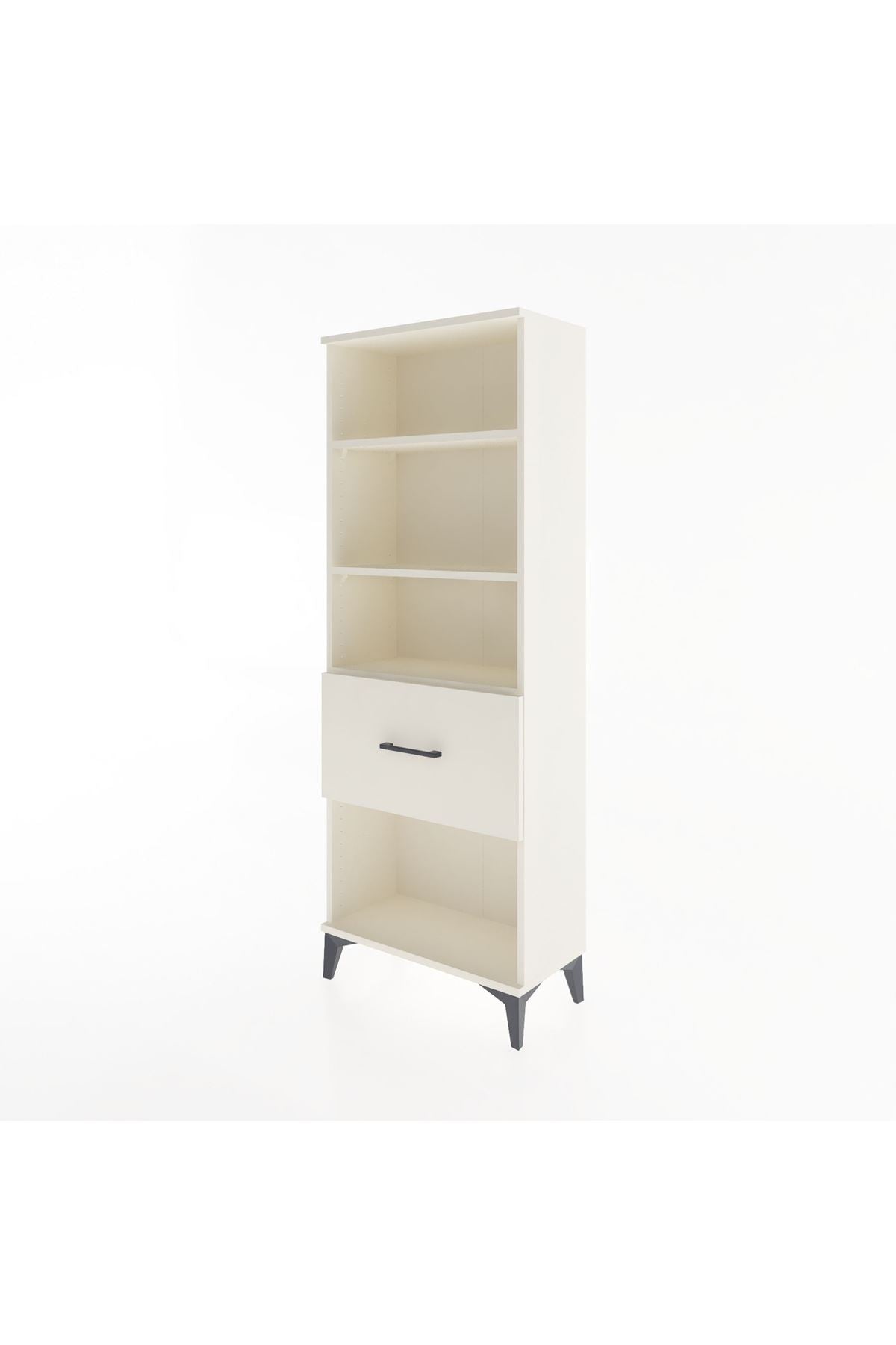 Arges Dolap 3 Raflı Tek Çekmeceli 60x30x163 Aytaşı-Aytaşı