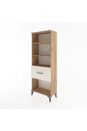 Arges Dolap 3 Raflı Tek Çekmeceli 60x30x163 Çam-Aytaşı