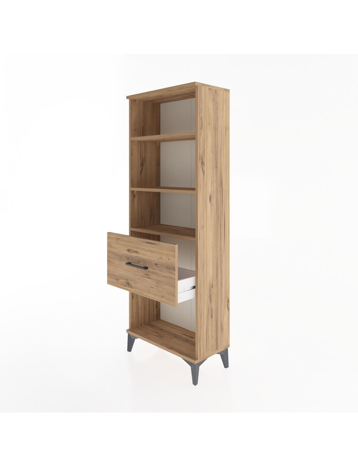 Arges Dolap 3 Raflı Tek Çekmeceli 60x30x163 - S20M022V9A