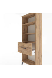 Arges Dolap 3 Raflı Tek Çekmeceli 60x30x163 Çam-Çam