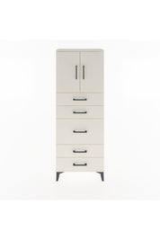 Arges Dolap 2 Raflı 5 Çekmeceli 2 Kapaklı 60x30x163 Aytaşı-Aytaşı