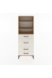 Arges Dolap 3 Raflı 4 Çekmeceli 60x30x163 Çam-Aytaşı