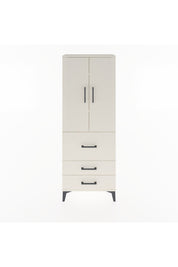 Arges Dolap 3 Raflı 3 Çekmeceli 2 Kapaklı 60x30x163 Aytaşı-Aytaşı