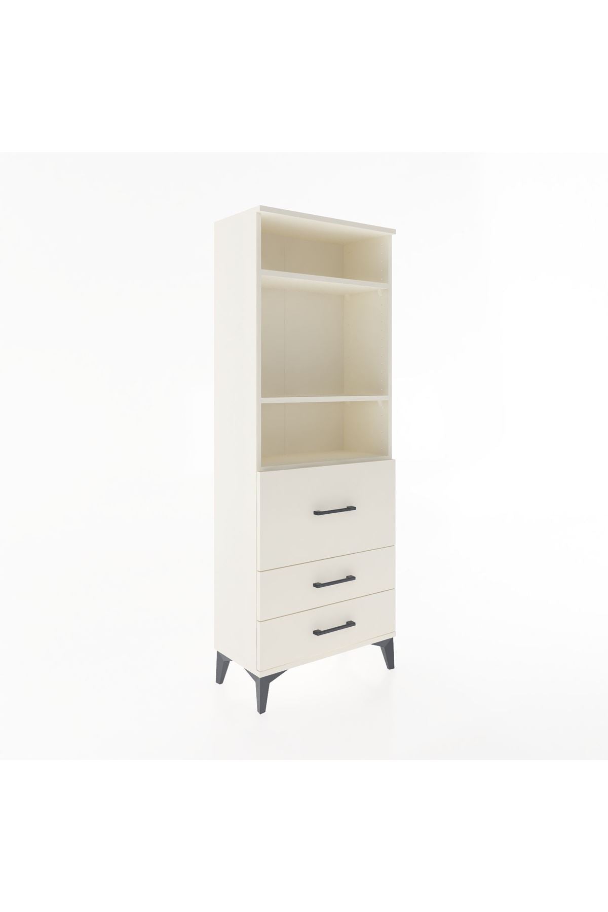 Arges Dolap 3 Raflı 3 Çekmeceli 60x30x163 Aytaşı-Aytaşı