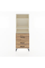 Arges Dolap 3 Raflı 3 Çekmeceli 60x30x163 Aytaşı-Çam