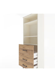 Arges Dolap 3 Raflı 3 Çekmeceli 60x30x163 Aytaşı-Çam