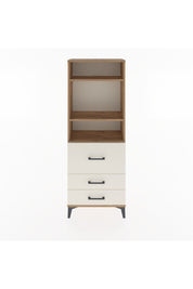 Arges Dolap 3 Raflı 3 Çekmeceli 60x30x163 Çam-Aytaşı