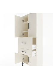 Arges Dolap 3 Raflı 2 Çekmeceli 4 Kapaklı 60x30x163 Aytaşı-Aytaşı