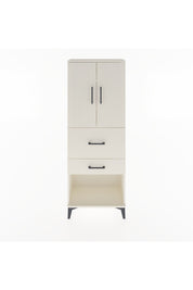 Arges Dolap 3 Raflı 2 Çekmeceli 2 Kapaklı 60x30x163 Aytaşı-Aytaşı