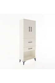 Arges Dolap 3 Raflı 2 Çekmeceli 2 Kapaklı 60x30x163 Aytaşı-Aytaşı