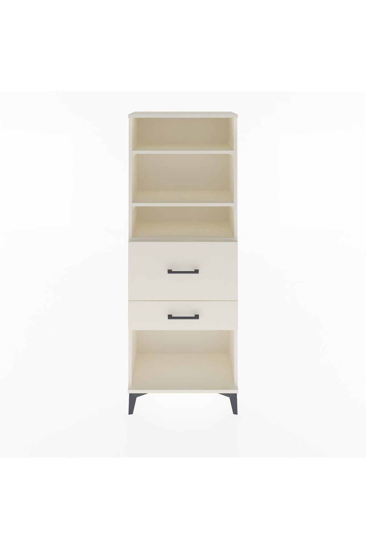 Arges Dolap 3 Raflı 2 Çekmeceli 60x30x163 Aytaşı-Aytaşı