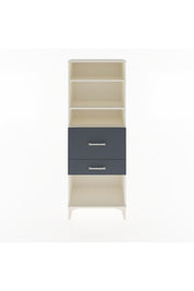 Arges Dolap 3 Raflı 2 Çekmeceli 60x30x163 Aytaşı-Antrasit