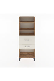 Arges Dolap 3 Raflı 2 Çekmeceli 60x30x163 Çam-Aytaşı