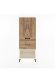 Arges Dolap 3 Raflı 2 Çekmeceli 2 Kapaklı 60x30x163 Aytaşı-Çam