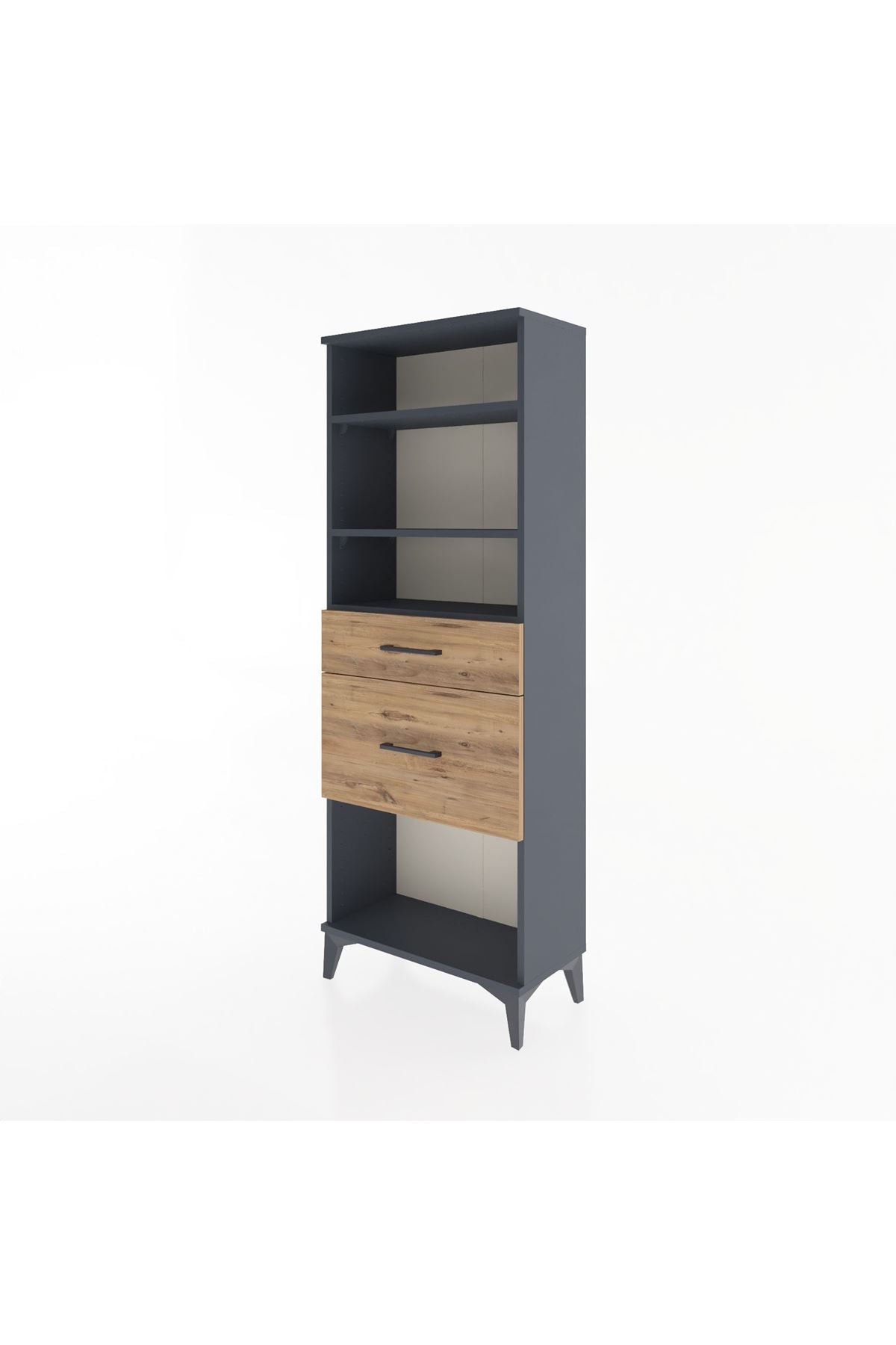 Arges Dolap 3 Raflı 2 Çekmeceli 60x30x163 - S20M036V6A