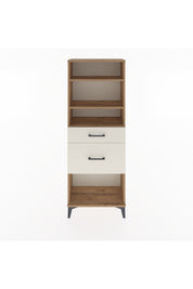 Arges Dolap 3 Raflı 2 Çekmeceli 60x30x163 Çam-Aytaşı