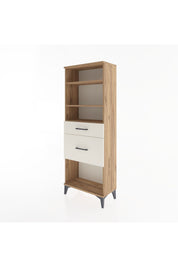 Arges Dolap 3 Raflı 2 Çekmeceli 60x30x163 Çam-Aytaşı