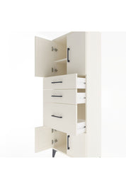 Arges Dolap 2 Raflı 3 Çekmeceli 4 Kapaklı 60x30x163 Aytaşı-Aytaşı