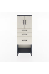 Arges Dolap 2 Raflı 3 Çekmeceli 2 Kapaklı 60x30x163
