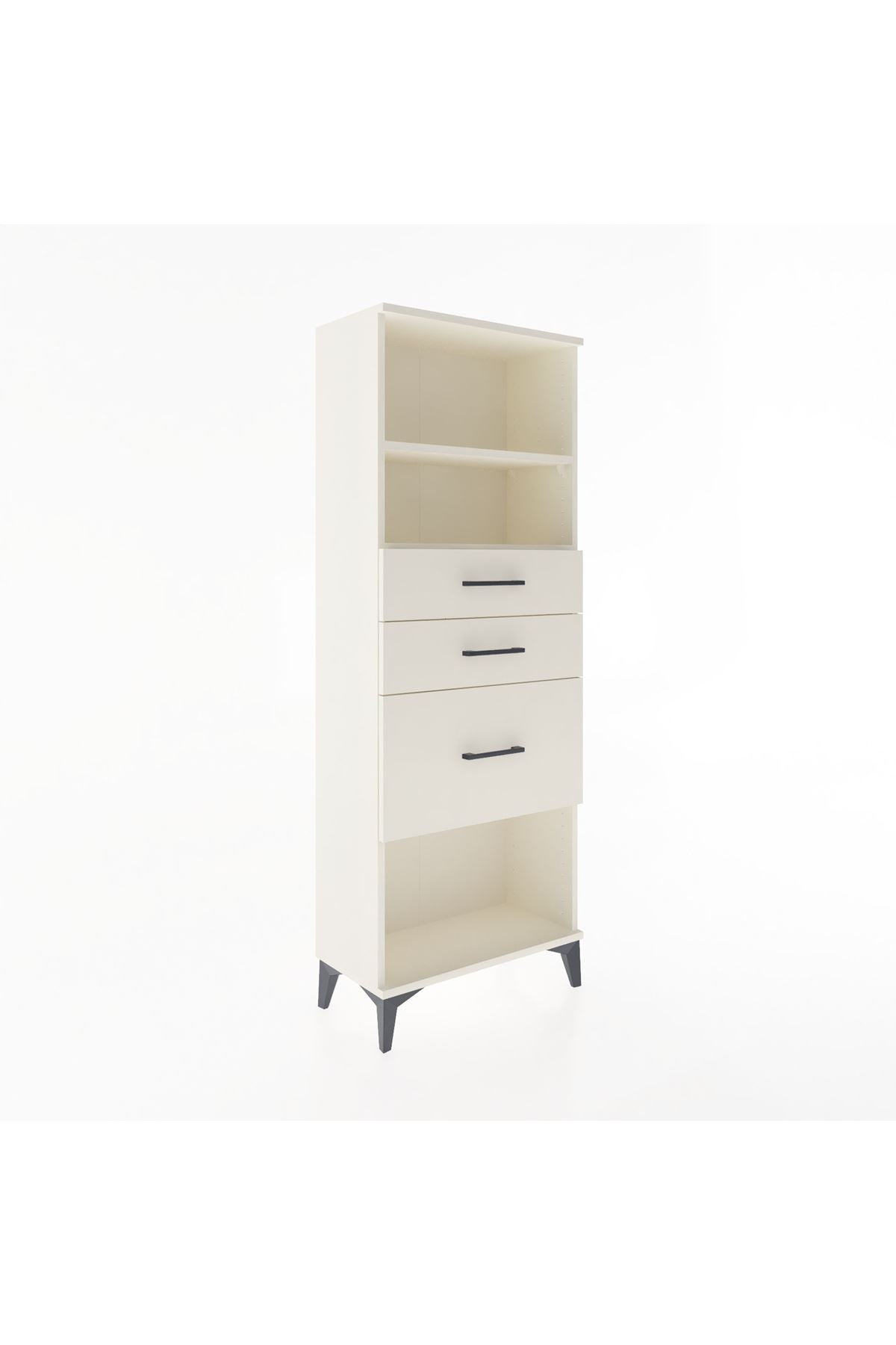 Arges Dolap 2 Raflı 3 Çekmeceli 60x30x163 Aytaşı-Aytaşı