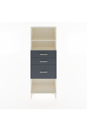 Arges Dolap 2 Raflı 3 Çekmeceli 60x30x163 Aytaşı-Antrasit