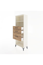 Arges Dolap 2 Raflı 3 Çekmeceli 60x30x163 Aytaşı-Çam