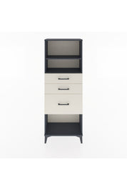 Arges Dolap 2 Raflı 3 Çekmeceli 60x30x163 Antrasit-Aytaşı