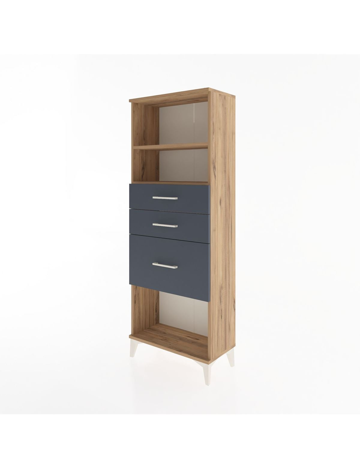 Arges Dolap 2 Raflı 3 Çekmeceli 60x30x163 - S20M040V8A