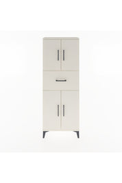 Arges Dolap 2 Raflı Tek Çekmeceli 4 Kapaklı 60x30x163 Aytaşı-Aytaşı