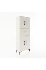 Arges Dolap 2 Raflı Tek Çekmeceli 4 Kapaklı 60x30x163 Aytaşı-Aytaşı