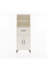 Arges Dolap 3 Raflı Tek Çekmeceli 2 Kapaklı 60x30x163 Aytaşı-Aytaşı