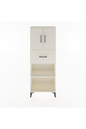Arges Dolap 3 Raflı Tek Çekmeceli 2 Kapaklı 60x30x163 Aytaşı-Aytaşı
