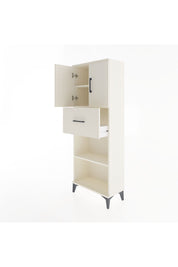 Arges Dolap 3 Raflı Tek Çekmeceli 2 Kapaklı 60x30x163 Aytaşı-Aytaşı