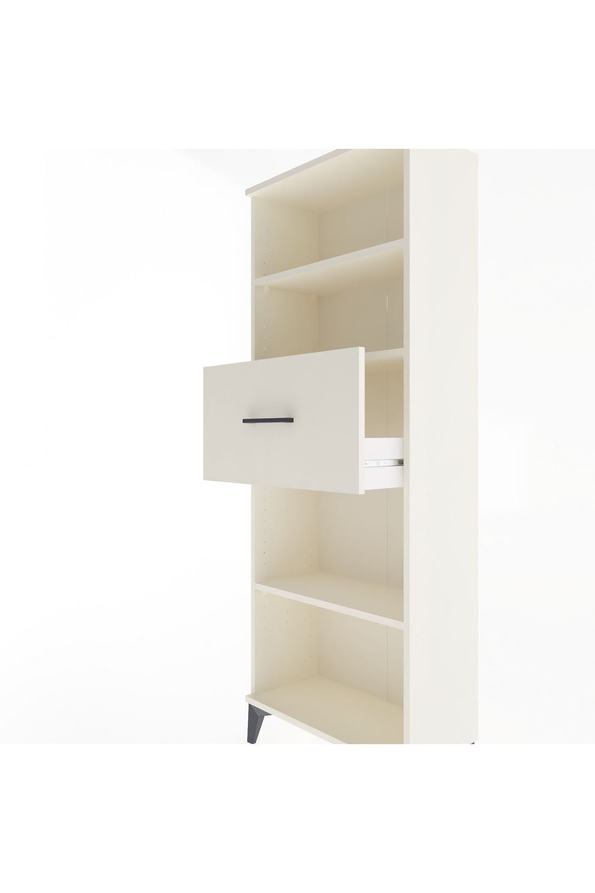Arges Dolap 3 Raflı Tek Çekmeceli 60x30x163 Aytaşı-Aytaşı