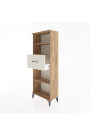Arges Dolap 3 Raflı Tek Çekmeceli 60x30x163 Çam-Aytaşı