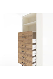 Arges Dolap 2 Raflı 5 Çekmeceli 60x30x163 Aytaşı-Çam