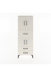 Arges Dolap 3 Raflı 3 Çekmeceli 4 Kapaklı 60x30x163 Aytaşı-Aytaşı