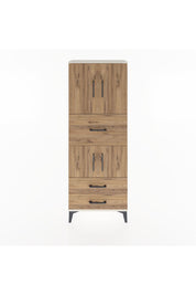 Arges Dolap 3 Raflı 3 Çekmeceli 4 Kapaklı 60x30x163 Aytaşı-Çam